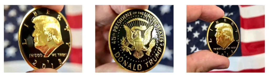 president trump collectible coin