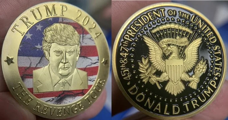 Trump Revenge Tour Gold Coin